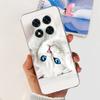 For Xiaomi Redmi Note 14 14Pro Case Coque Soft Silicone Back Cover Flower Butterfly Love Heart Clear Funda Redmi Note14 Pro Capa