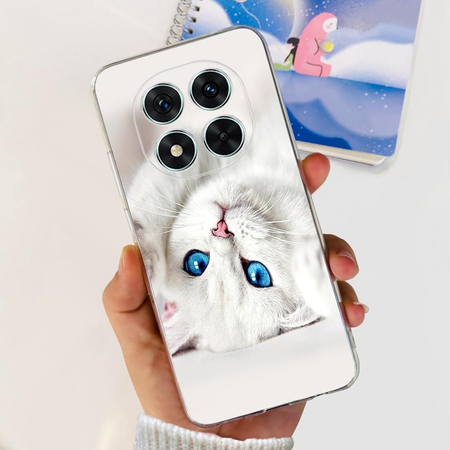 For Xiaomi Redmi Note 14 14Pro Case Coque Soft Silicone Back Cover Flower Butterfly Love Heart Clear Funda Redmi Note14 Pro Capa