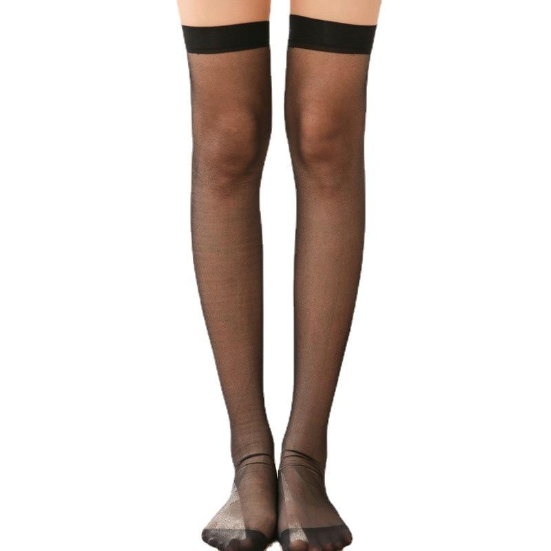 Sexy Lingerie, Stockings, Transparent Thin, Women'S Sex Stockings, Black And White Thigh Socks, High Stockings
