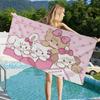 M-Mikko C-Characters Bath Towel Microfiber Soft Water Absorbing Breathable For Girl Kids Decorative Cartoon Beach Towel