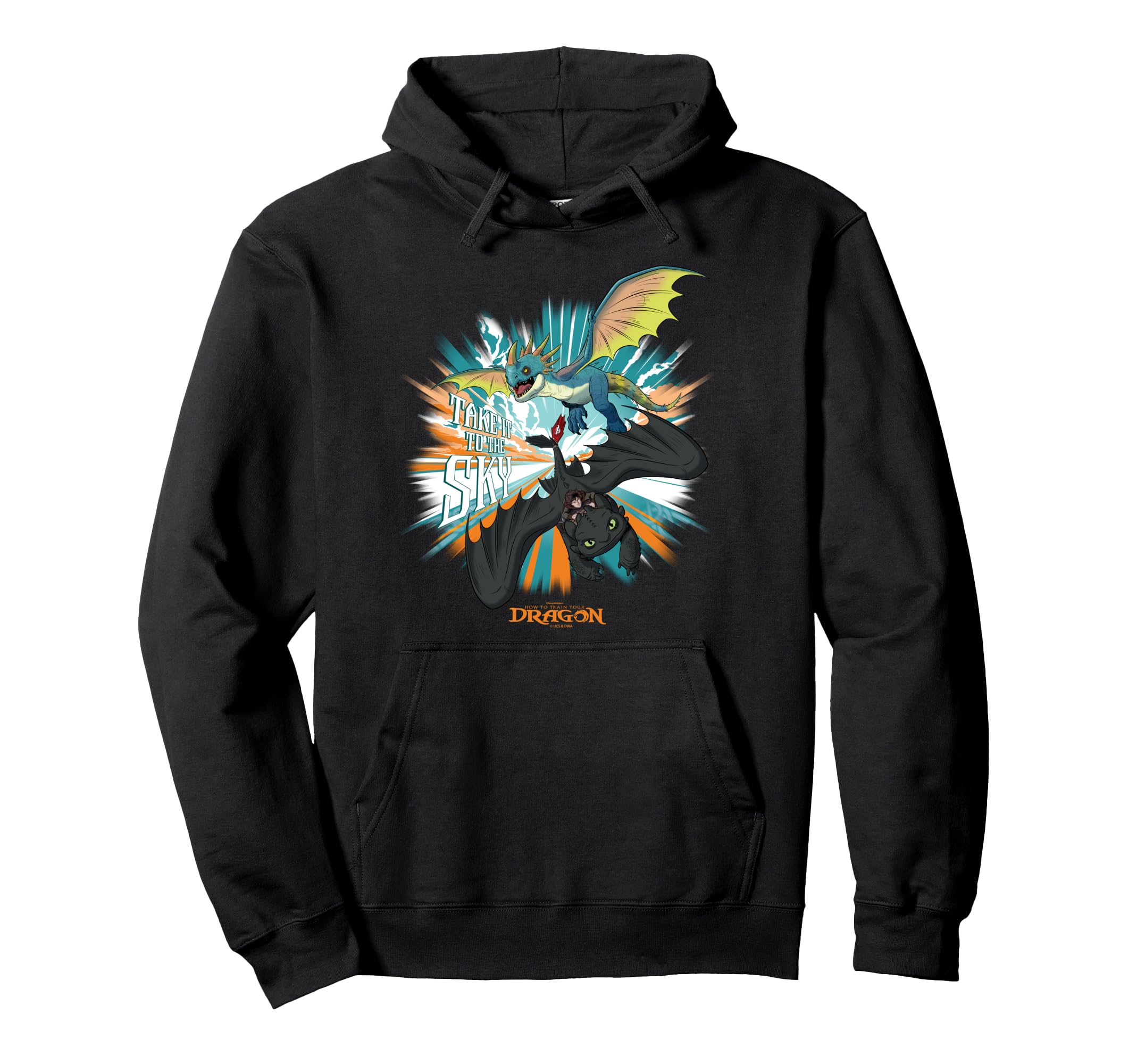 

DreamWorks How to Train Your Dragon Toothless and Stormfly Take to the Sky Hoodie