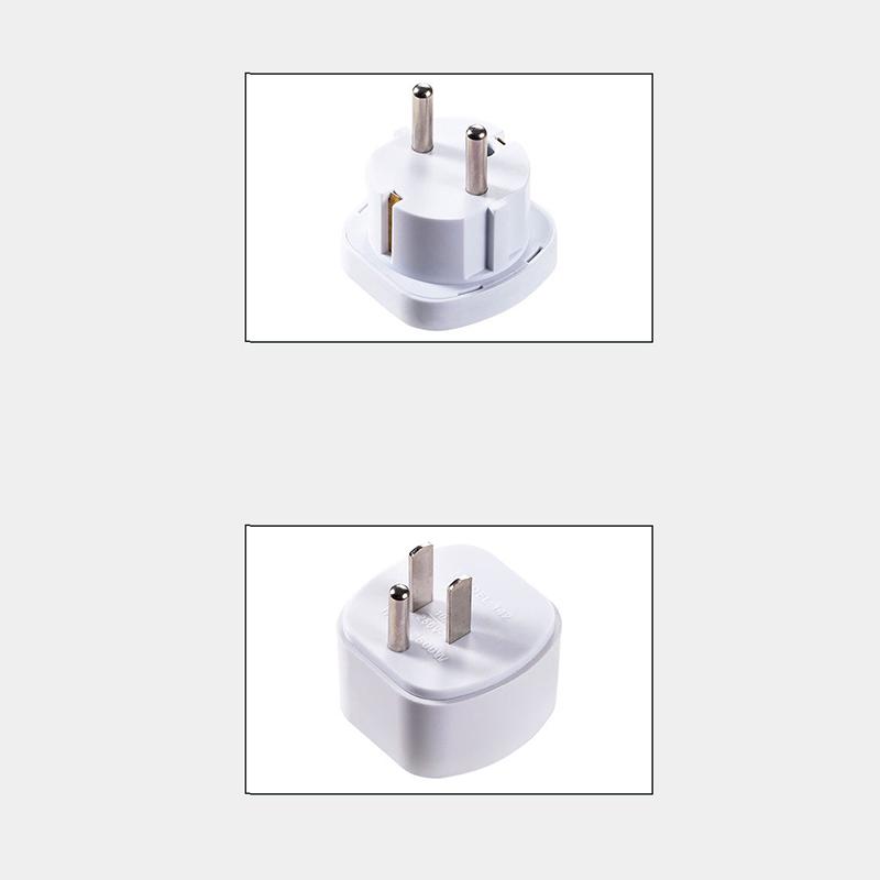 Adaptér pro EU zástrčku z US UK EU na EU Evropský cestovní napájecí adaptér 2/3kolíková elektrická zásuvka