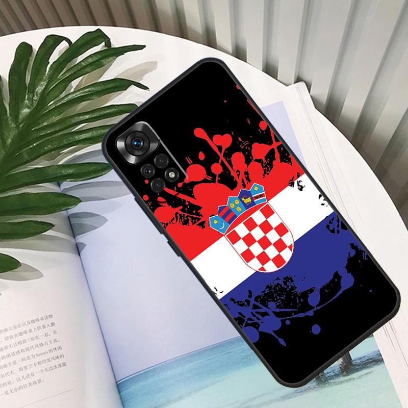 Croatia Flag Funda For Xiaomi Redmi Note 14 10 11 12 13 15 Pro Plus Case For Redmi 15 15C 14C 12C 10C 13C