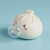 Cute Cartoon Steamed Bun Shaped Soft Bubble Finger Toy Stress Reliever Mini Steamed Bun Squishy Toy