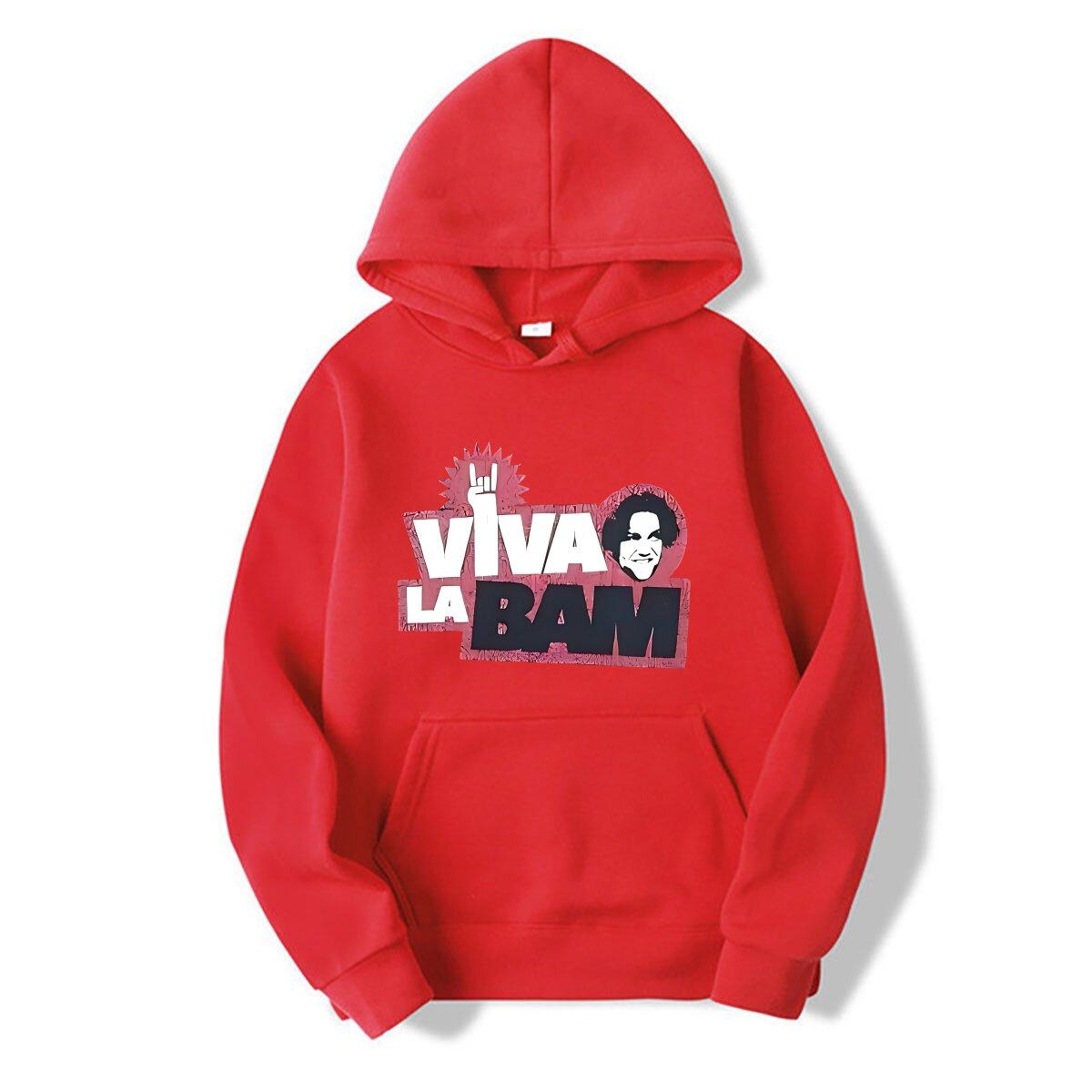 Винтажные 2004 года Viva La Bam Jackass MTV Бэм Марджера Лицензированные Официальные худи S