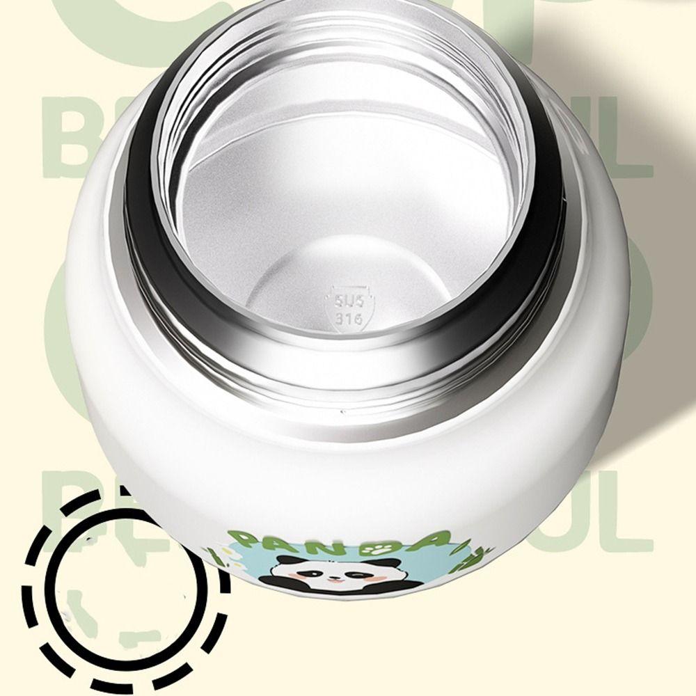 Stainless Steel Stainless Steel Panda Stew Cup Large Capacity Insulated Pot  Student