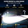 Super Bright Rechargeable LED Flashlights 5000.000 High Lumens, Flashlights High Lumens Up To 25H Long Battery Life| Zoomable| 5Light Modes| IP67