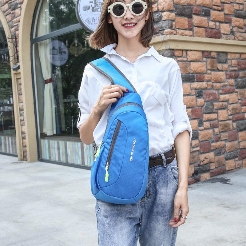 Women's Crossbody Bag 2022 New Bag Tide Leisure Sports Shoulder Backpack Mountain Climbing Large Capacity Crossbody Bag Breast Bag