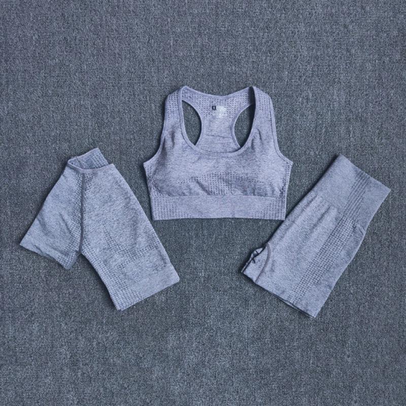 Seamless Women's Yoga Set: 2/3/5PCS Workout Sportswear