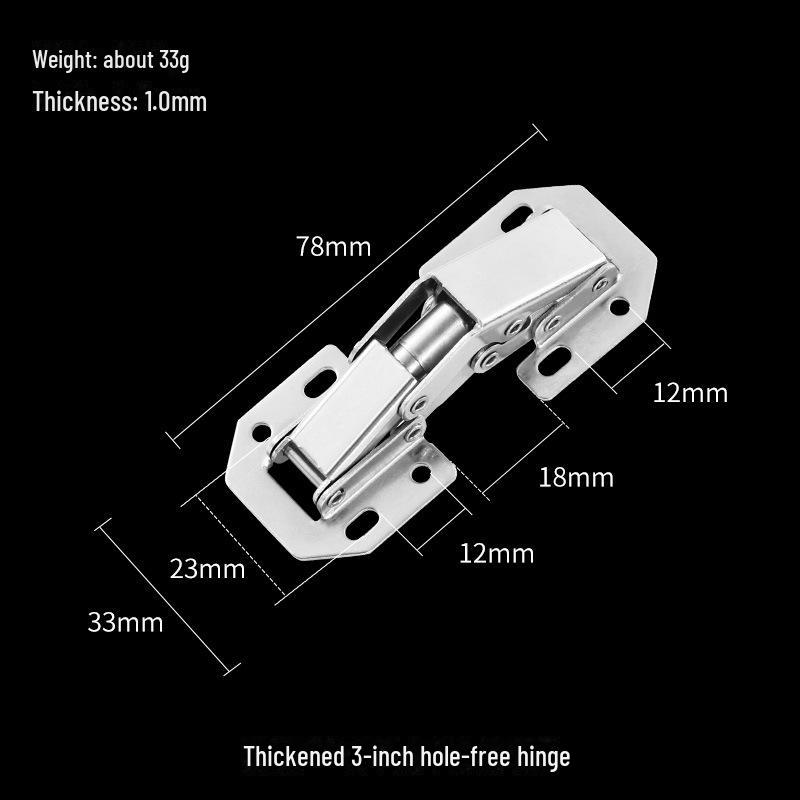 Гидравлическая демпфирующая холоднокатаная стальная мостовая петля для дверей шкафа (3-4 дюйма)