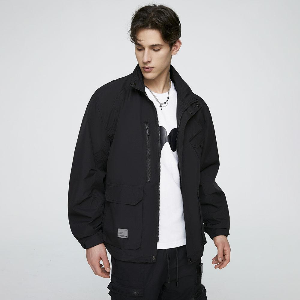 Spring and Autumn Versatile Trendy Sports Outdoor Charge Casual Jacket Jacket Multi-bag Work Retro Top