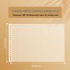Large Capacity Test Paper Storage Bag with Transparent Insert Pages for Students