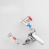Water Heater Hot and Cold Mixing Valve Shower Faucet Bathroom U-shaped Zinc Alloy Copper Pipe Shower Mixing Valve Faucet