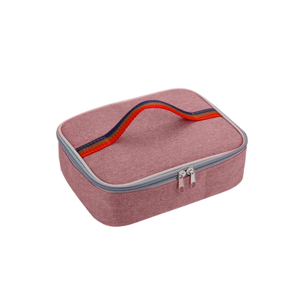 Square Lunch Box Thermal Insulated Lunch Pail Soft Cooler Lunch Bag Work