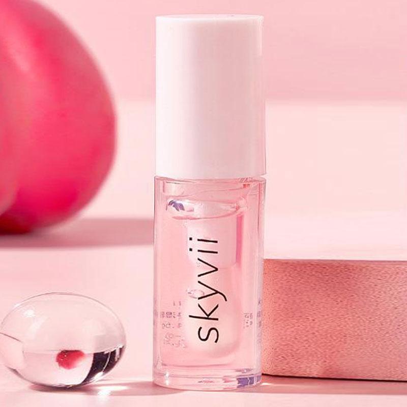 1 Pcs Portable Crystal Jelly Lip Oil Cute Moisturizing&Desalinating Lip Line Lipstick Big Brush Shining Liquid Lipstick ZH