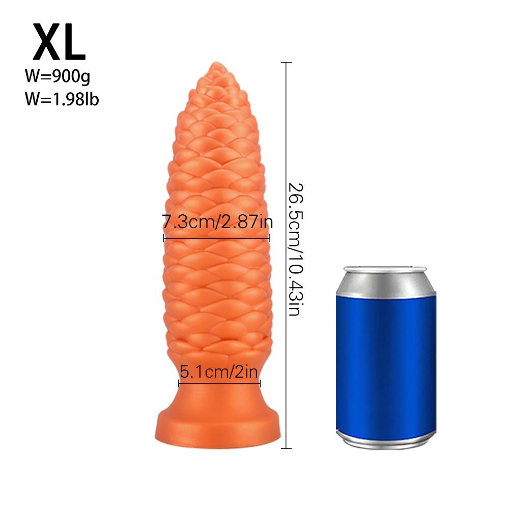 Premium Liquid Silicone Anal Plug - Unisex G-Spot Stimulator for Intense Orgasm | Adult Sex Toy