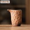 Chinese Old Mud Clay Coarse Pottery Tea Pitcher Tea Divider Cha Hai Dispenser Justice Cup Fair Mug Teaware Decoration Supplies