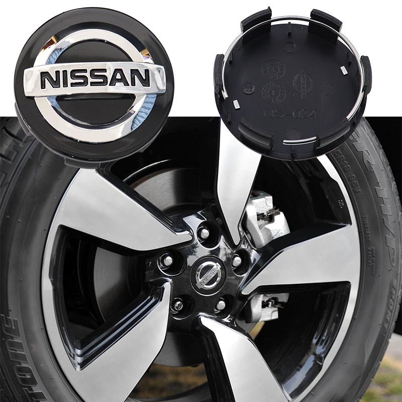 4pcs 54mm 60mm 63mm Nissan Car Wheel Cap Emblem Wheel Center Hub Cap Auto Rim Refit Dust-proof Badge Covers Styling Accessories
