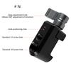 Lightweight Aluminum Sliding Rail Mount Clamp For Tripods Quick Release Design Compatibles 1/4 3/8 Camera Accessories
