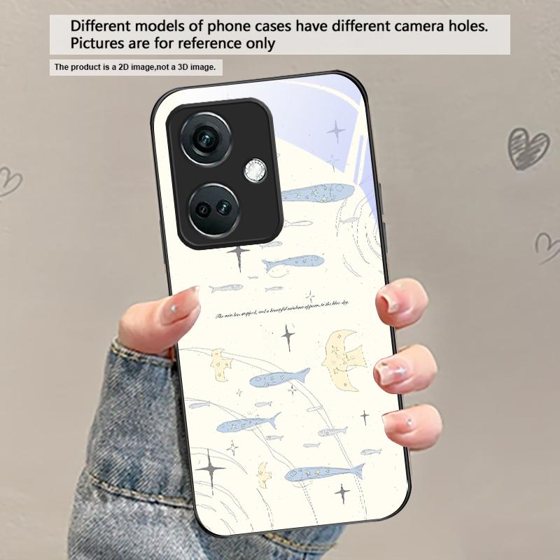 Fresh and healing breeze For OnePlus Ace 2 3 2V 5 Pro Nord CE 2T 2 3 Lite N20 N30 6 7T 8 T 9 10 Pro 11R 12R 13R Glass Phone Case