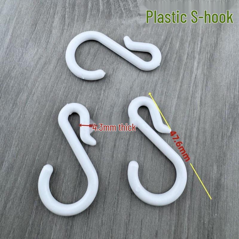 No-Drill Adhesive Curtain & Clothes Hanger with Hooks