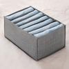 Non Woven Fabric Pants Organizer Foldable Pants Storage Box with Multiple Compartments Durable Trousers Organizers