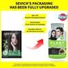 SEVICH 30ml×10 Stück Haarfärbeshampoo zur Grauhaarabdeckung, Pflanzenbasiertes Haarfärbeshampoo, Schnellfärbendes Shampoo in Sachets, Naturschwarz