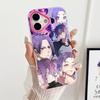 Blue Lock Reo Mikage Jelly Double layer Rose Red Mobile Phone Case for iPhone 17 16 15 14 13 12 11 Air Pro Max Plus Protective