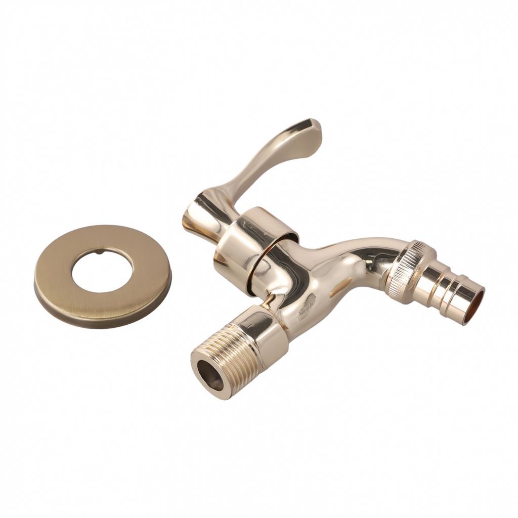 Luxuriöser Antik-Bronze-Wasserhahn für Waschmaschine Vintage Garten Deko