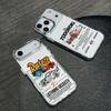 Cartoon Cars McQueens Sallys Phone Case for Apple iPhone 17 Air 16 16e 15 14 13 12 11 Pro Max X Xs XR 8 Plus Luxury Clear Cover