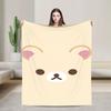 R-RilakkumaS Super Soft Blankets  Girls Boys Plush Throw Blanket Novelty Living Room Flannel Bedspread Sofa Bed Cover