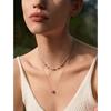 Geometric Sparkle 925 Silver Necklace N053-02H