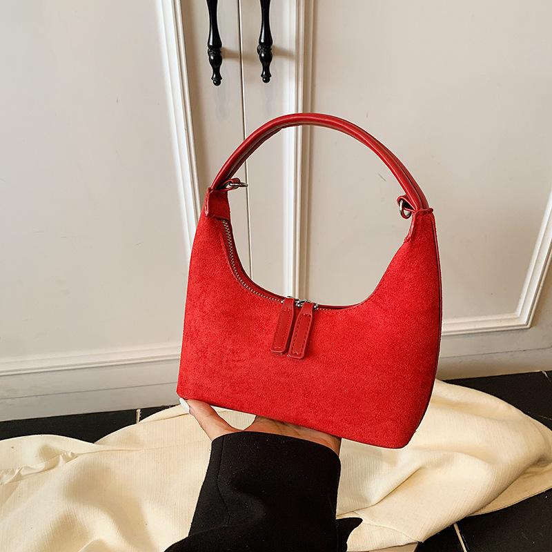 Premium Sense Niche Bag Women's Autumn and Winter 2025 New Matte Retro Shoulder Messenger Bag Ins Portable Dumpling Bag