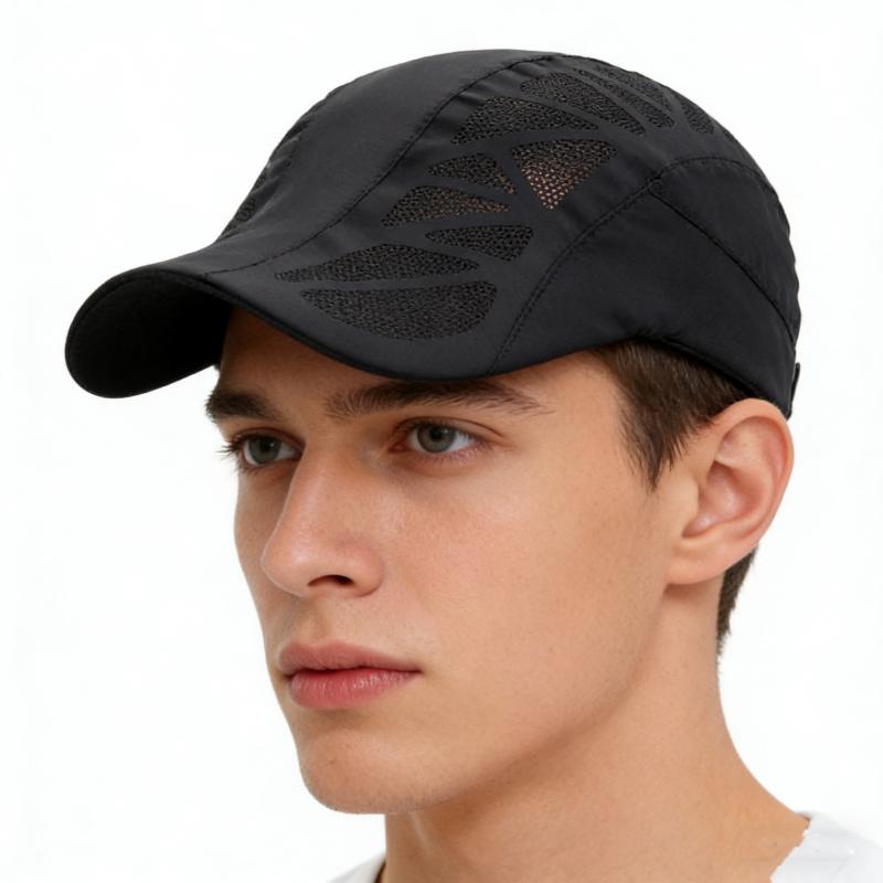 With Printed Pattern An-Ti Uv Golf Baseball Cap Summer Cool Air Permeable Mesh Quick Dry Sunhat Running Latestsboy Beret Cap Visors Sportss Letter