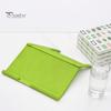 Mahjong Card Storage Rack Holder for Table, Under-Mat Slide-in Stand, 3D Printed Angled Viewing Display American Low Profile