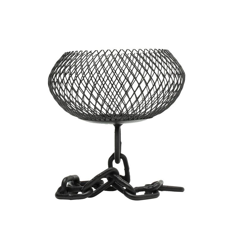 Iron Lantern Candle Holder Sturdy High Temperature Resistant Mesh Hollow Design Aromatherapy Lamp Table Decoration Metal Crafts