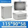 Outdoor Waterproof Die-Cast Aluminum Junction Box with Sealed Push Button Switch