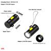 230 High Lumens Keychain Flashlight with Lanyard Emergency Lamp Mini Flashlight  Outdoor Lighting