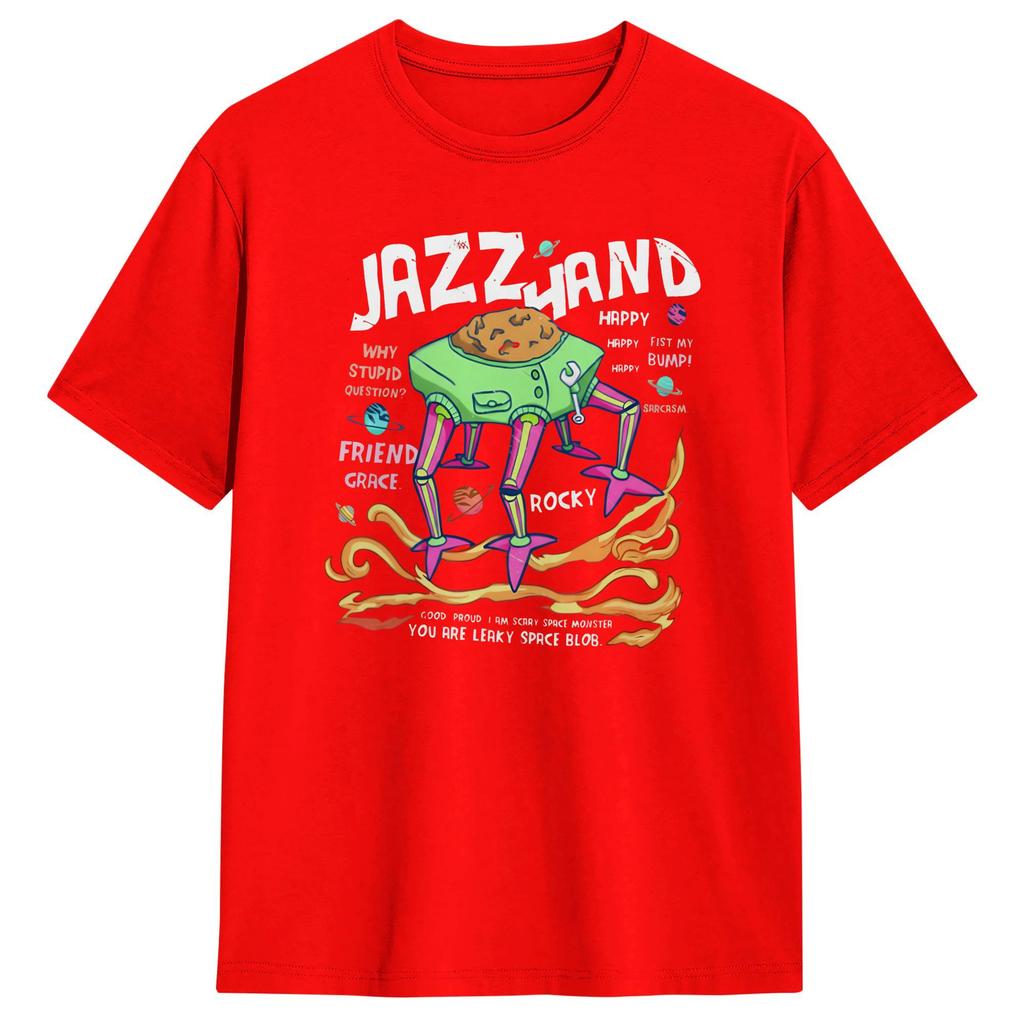 Project Hail Mary Movie Jazz Hand T Shirt Summer Popular TShirts Unisex Cotton O Neck 4XL 5XL 6XL Tees ShortSleeved Y2K Tshirt