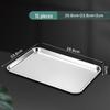 Japanese Style 304 Stainless Steel Shallow Serving Tray