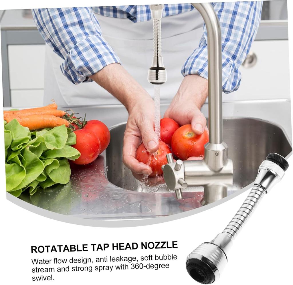 360 Rotate Swivel Water Saving Tap Aerator Diffuser Faucet Nozzle Filter Adapter