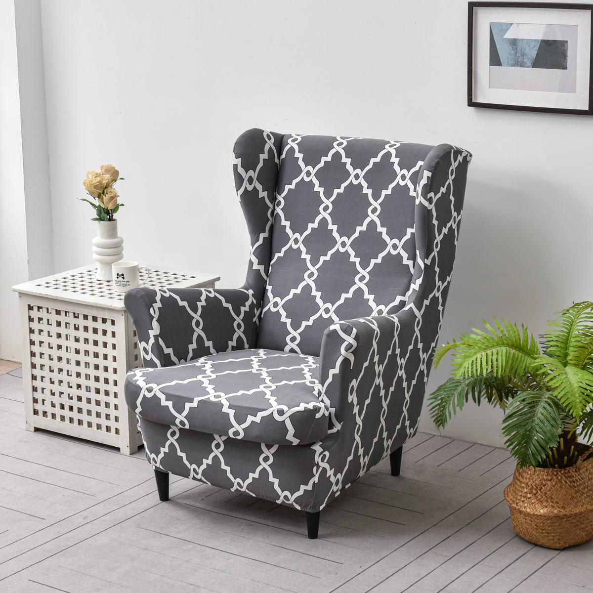 

Эластичный чехол для дивана и кресла в американском стиле для односпальной кровати Wingback - Tiger Design Tiger Stool