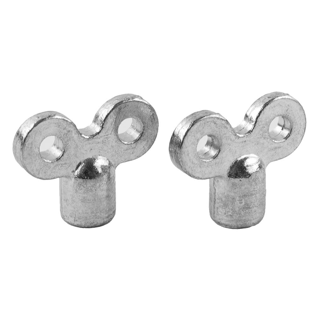 Schlüssel für Kühler-Ablassventil, quadratisch, 5 × 5 mm, Zinklegierung, zur Reinigung des Kühlers, Schlüssel für Auslassventil zum Entlüften