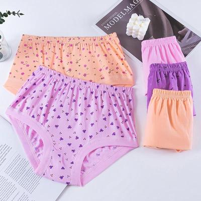 Baumwollslips mit hohem Bund für ältere Frauen - Bequem, locker sitzender Triangel-Stil