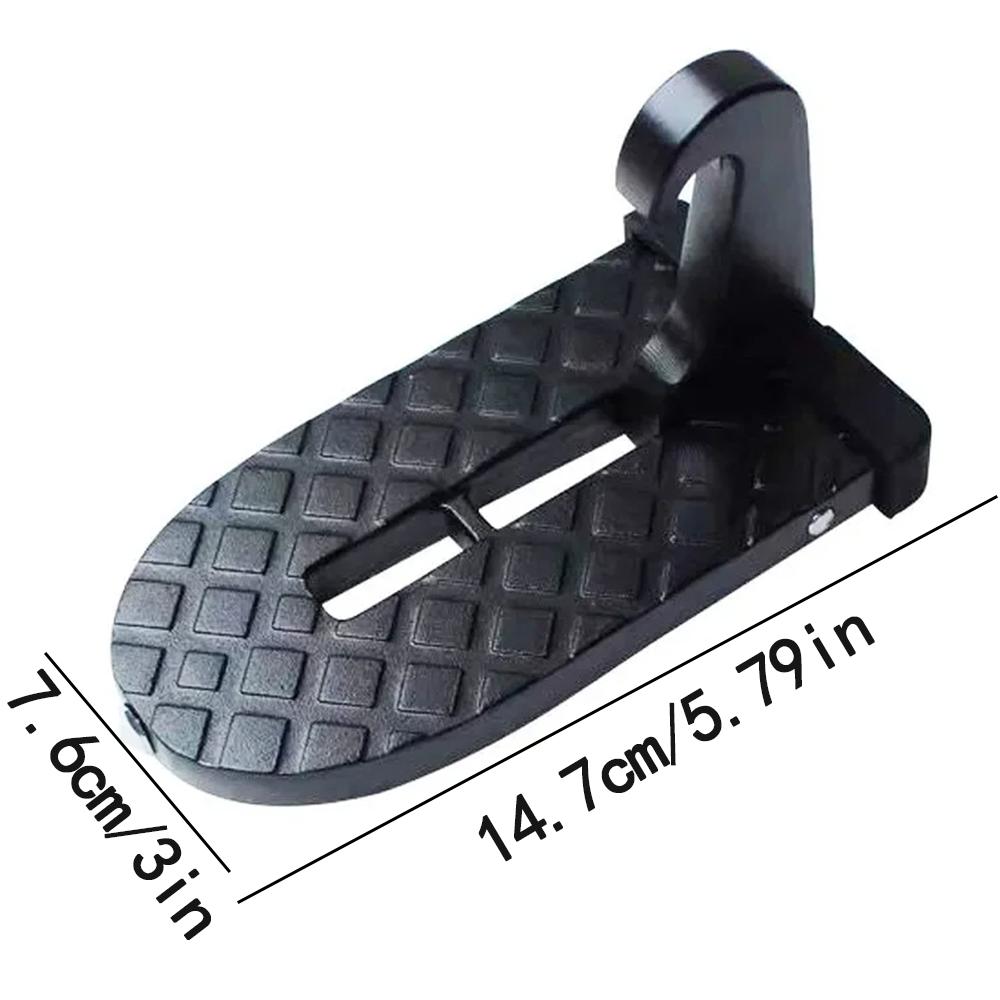 1PC Car Foot Pedal Aluminum Door Pedal Universal Mini Auxiliary Pedal Upper Roof Pedal Pedal Pedal Car Accessories Foot Pedal