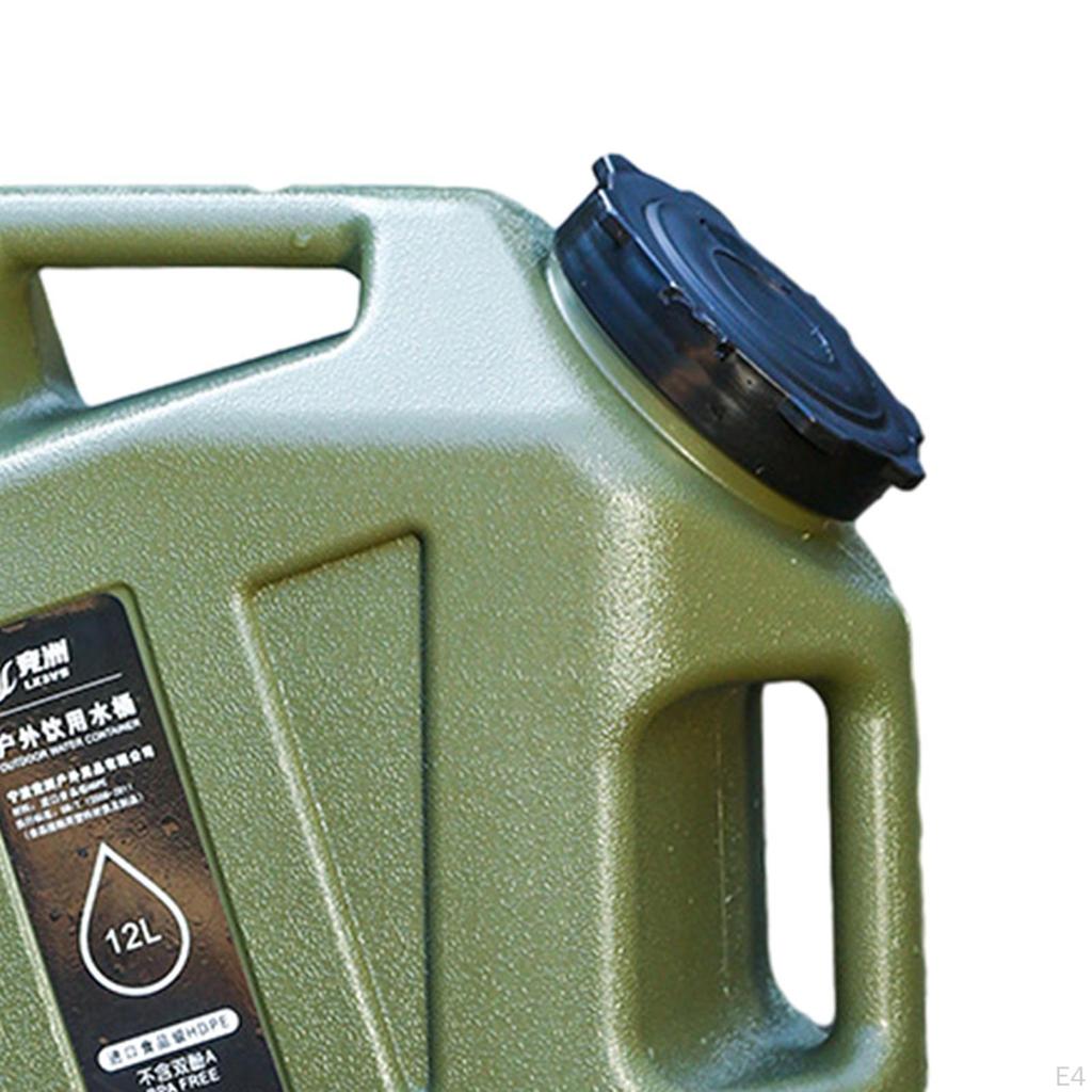 Container 12l Bucket With Water Faucet Large Tank Storage Jug Carrier For