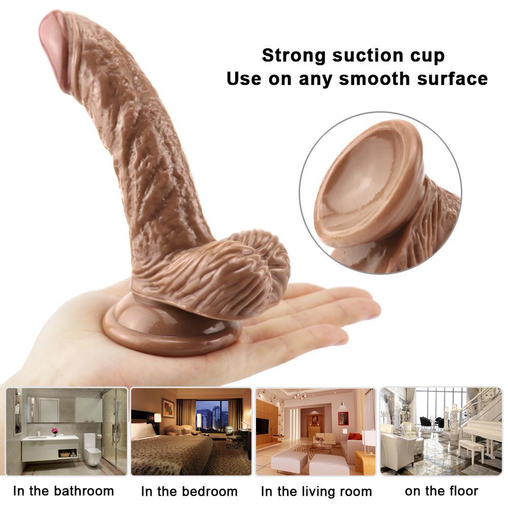 Sex Toy Dildo for Female G Spot Stimulation Women Men Masturbation Toy Artificial Penis Massager