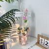 1 Set Hand Knitted Flower Handicraft Crochet Flower Bouquet With Led Light String Artificial Flowers Mother'S Day Gifts