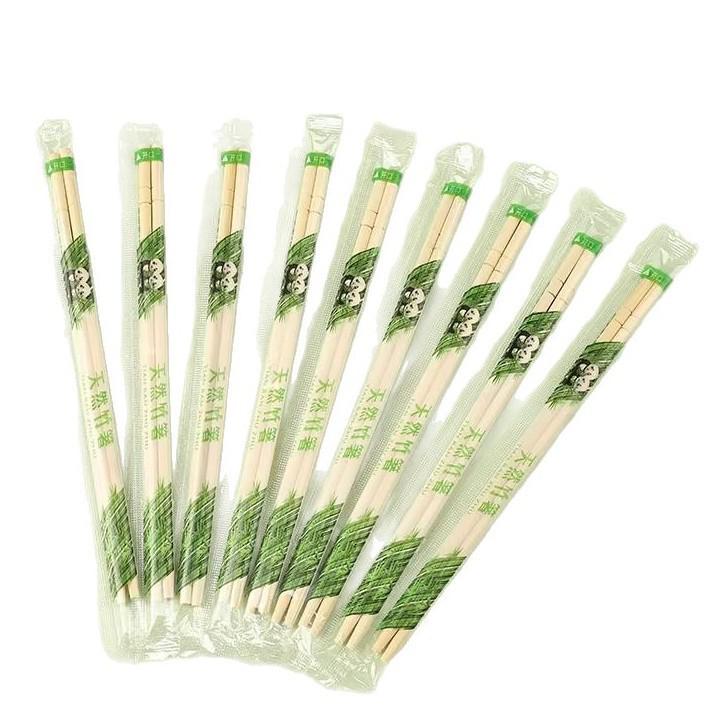 100 Pairs Disposable Individually Wrapped Food-Grade Chopsticks for Takeaway