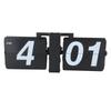Flip Clock PVC Stainless Steel Battery Powered Retro Mechanical Digital Automatic Flip Down Desk Clock for Living Room